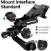 Optics J‑Arm Mount Set, Helmet Adapter for Low‑Light Outdoor Viewing Optics J‑Arm Mount Set, Helmet Adapter for Low‑Light Outdoor Viewing