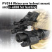 Optics J‑Arm Mount Set, Helmet Adapter for Low‑Light Outdoor Viewing Optics J‑Arm Mount Set, Helmet Adapter for Low‑Light Outdoor Viewing