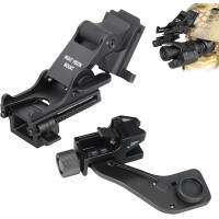 Optics J‑Arm Mount Set, Helmet Adapter for Low‑Light Outdoor Viewing Optics J‑Arm Mount Set, Helmet Adapter for Low‑Light Outdoor Viewing
